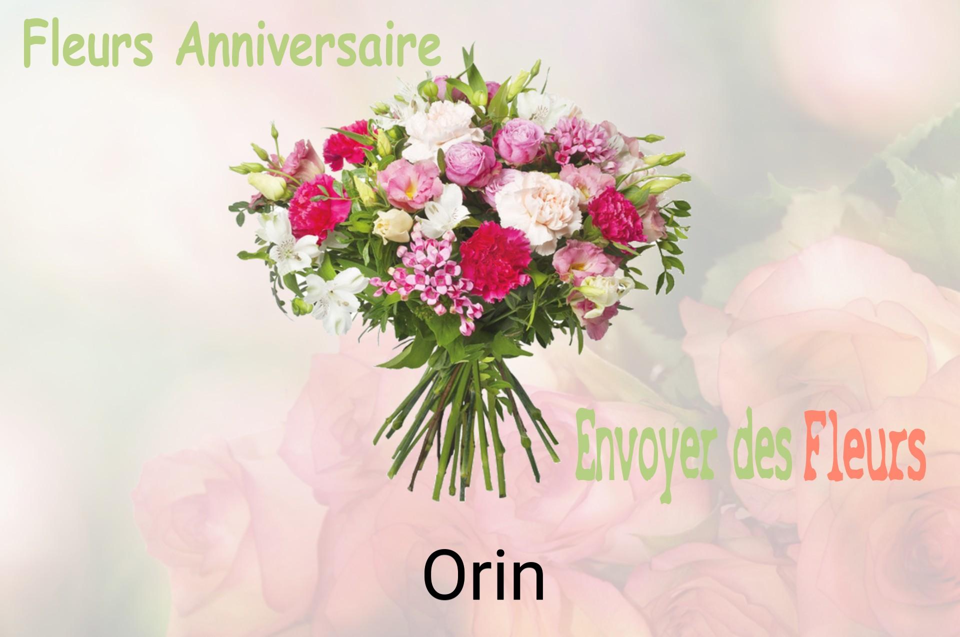Bouquet de fleurs d’anniversaire livré à Orin